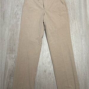 Egara Tan Trousers Straight-Leg Flat Front men’s size 30 x 30